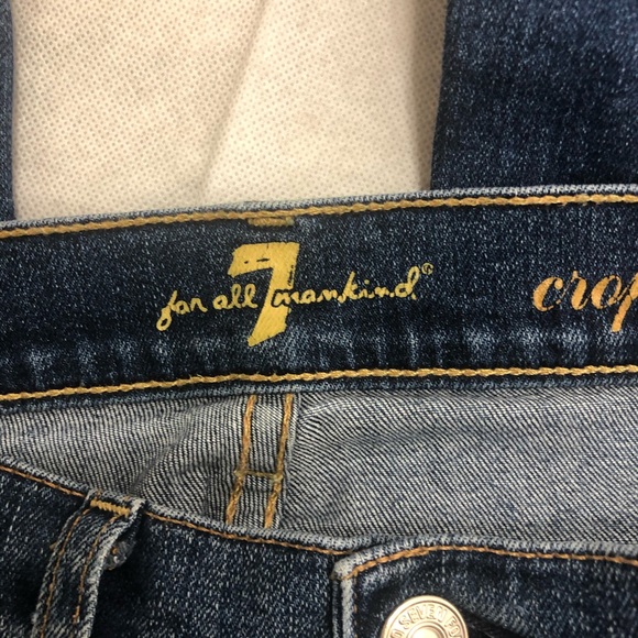 Seven for All Mankind Cropped Bootcut Denim Jeans - Picture 7 of 11